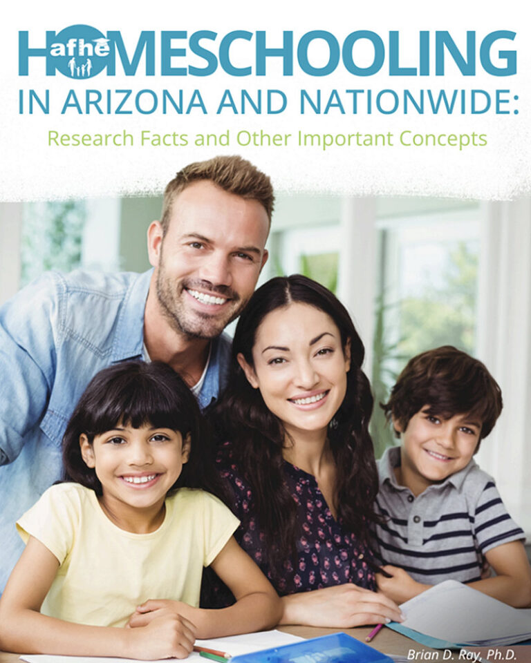 Homeschooling in Arizona and Nationwide: National Home Education Research Institute (NHERI)