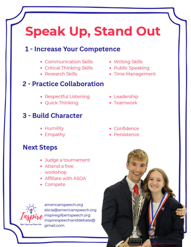 Alicia Wood: Speak Up, Stand Out: Speech and Debate Skills for Lifelong Success